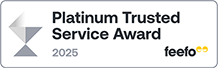 Feefo Platinum Trusted Service Award 2025
